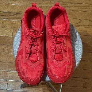 NIKE  Air Max Bold Red Athletic Sneakers